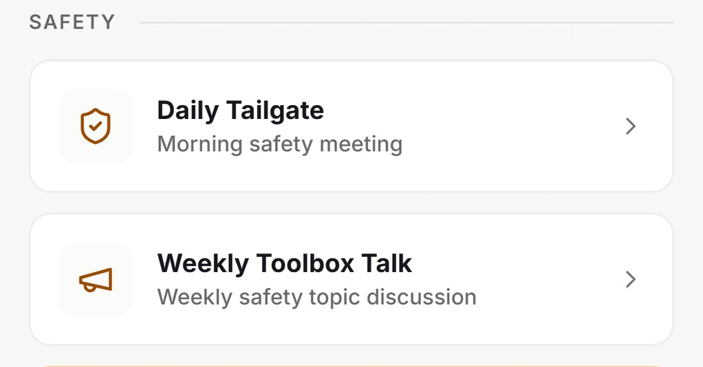 Safety form picker